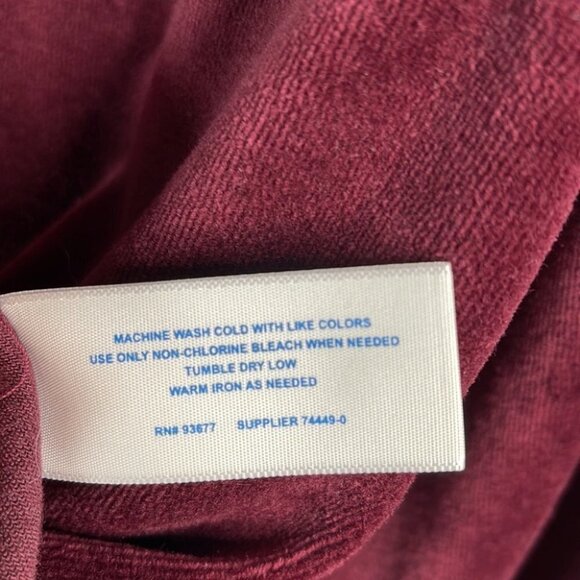 ARIZONA Jean Co Mens 80s Vibe Velour Color Block 1/4 Zip Pullover Sweater XL - Picture 9 of 11